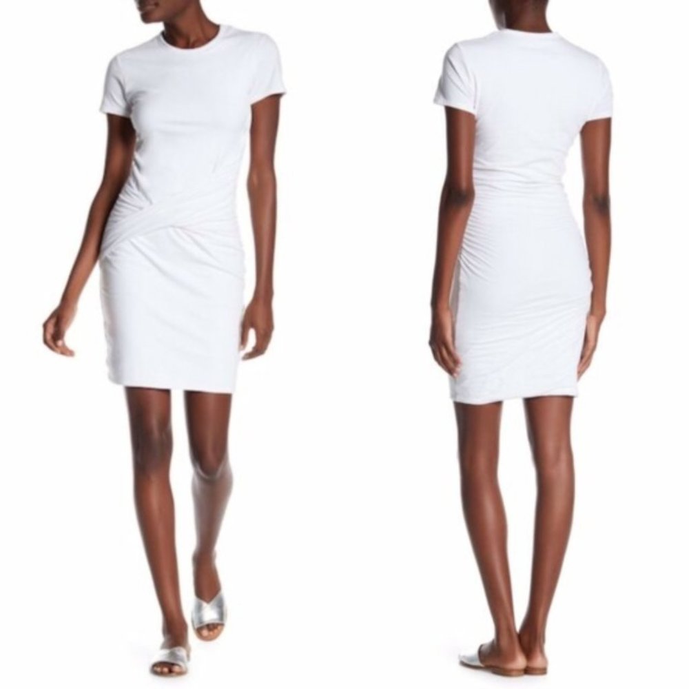 NWT James Perse Short-Sleeve Twist Dress
